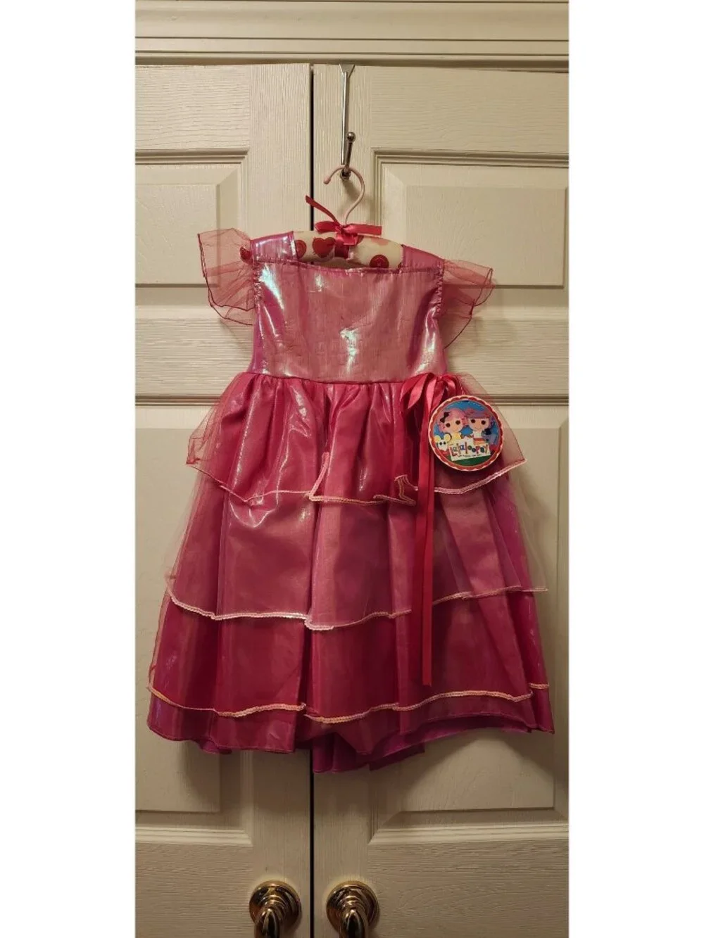 New Lalaloopsy Pix E Flutters Sew Sweet Pink Dress Halloween Costume 3+ 4-6x